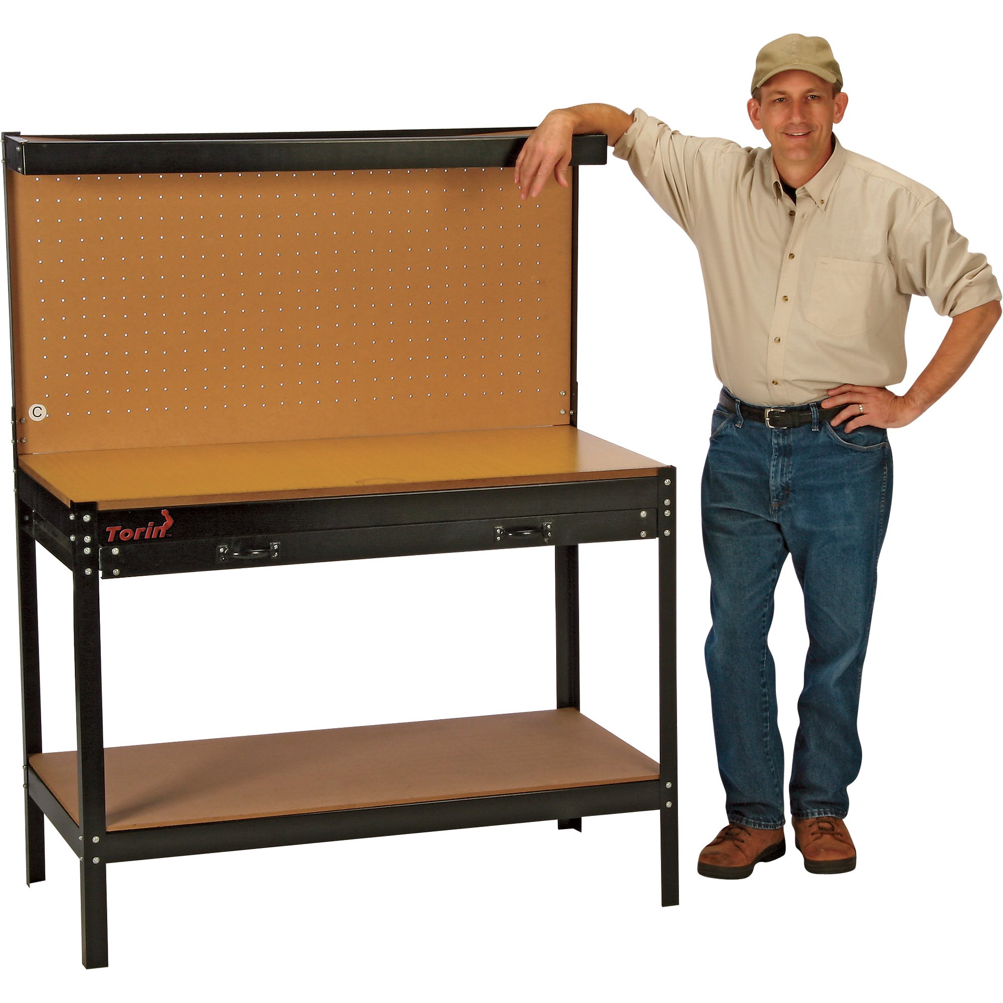 Torin Single-Drawer Workbench — 500-Lb. Capacity